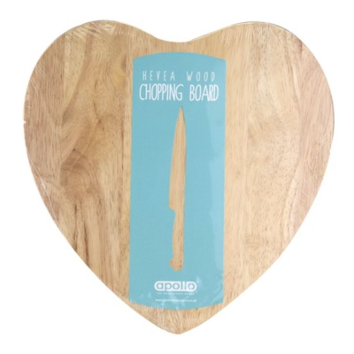 Apollo RB Wooden Board Heart Shape 28cm