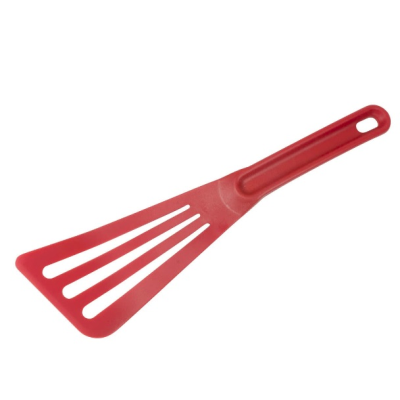 Hell's Tools 12x3.5" High Temperature Slotted Spatula Red