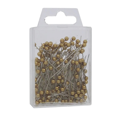 Round Headed 4cm Gold Pearl Pins (Pack 144)