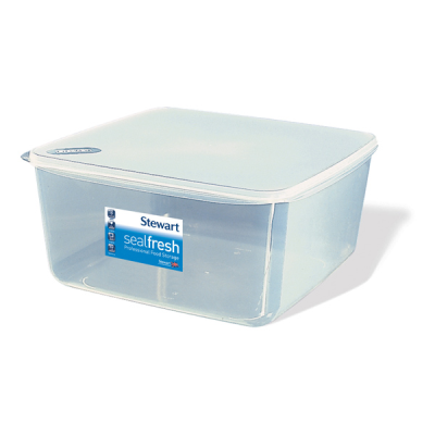 Stewart Sealfresh Clear Square Container 13 Litre