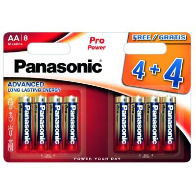 Panasonic Alkaline Batteries AA 4+4 (Pack 8)