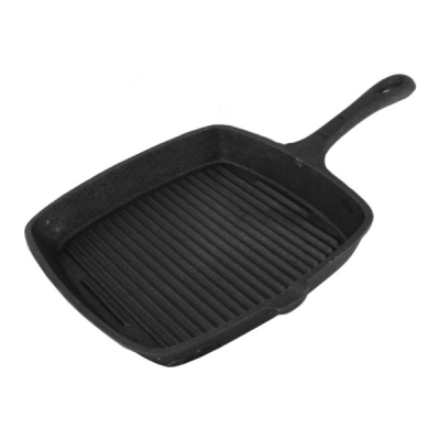 Cast Iron Ribbed Griddle Pan