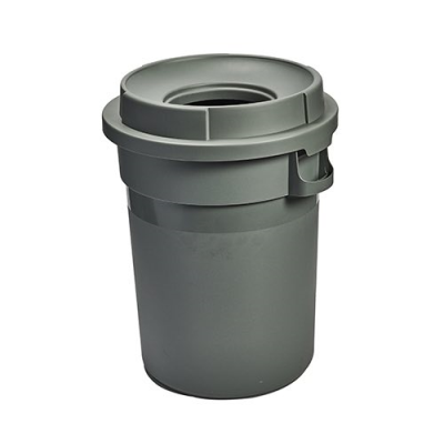 Rubbish Bin with Open Lid 80 Litre