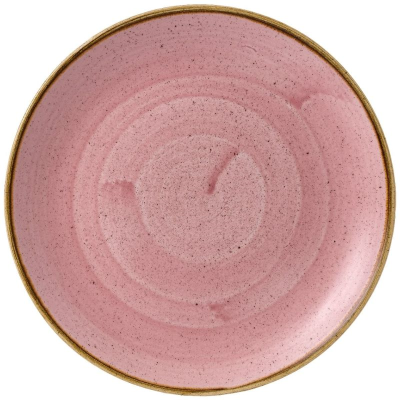 Churchill Stonecast Petal Pink Evolve Coupe Plate 9" (Pack 12)