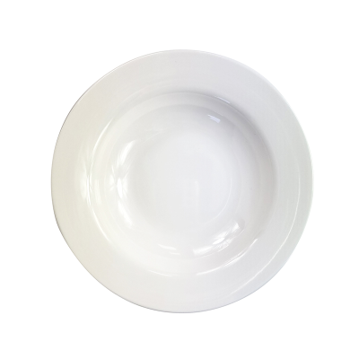 Melamine Pasta Bowl White 19cm