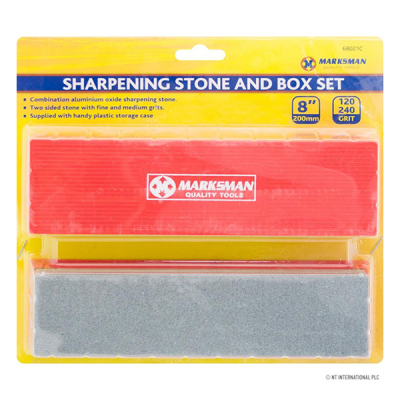 Marksman Sharpening Stone and Box Set 8'' / 20cm