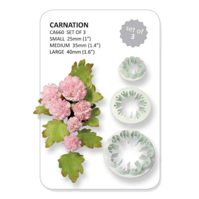 Carnation Cutters (Pack 3)