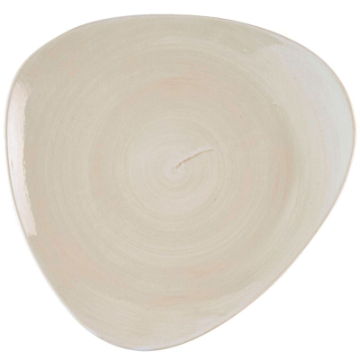 Churchill Stonecast Canvas Natural Lotus Plate 10" (Pack 12)
