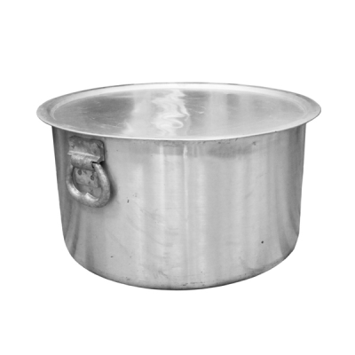 Large Aluminium Casserole Pot & Lid No 52 26" / 125 Litre