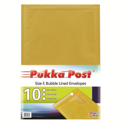 Bubble Lined Envelope Peel & Seal Size F (Pack 10)