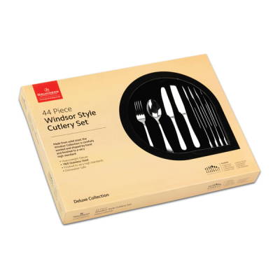 Windsor 18/0 44 Piece Boxed Cutlery Set