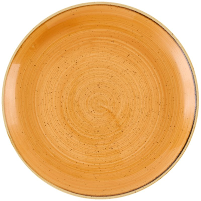 Churchill Stonecast Tangerine Evolve Coupe Plate 11.25" (Pack 12)