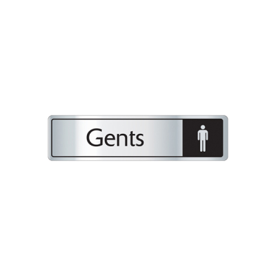 Door Sign Gents with Symbol