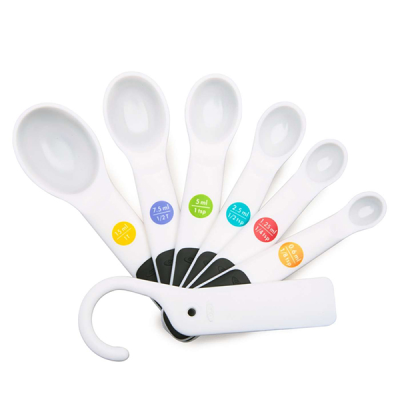 OXO 7 Piece Measuring Spoon Set White
