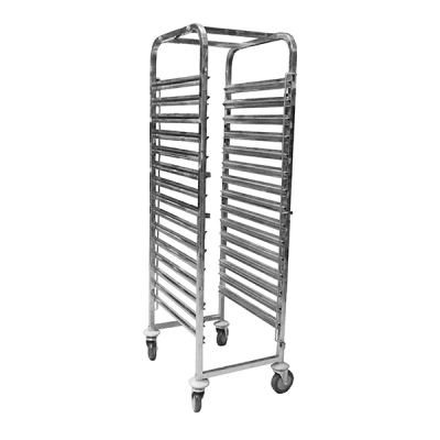 Gastronorm Racking Trolley 15 Tiers for 1/1 GN Pans 68(w) x 58(d) x 170(h)cm