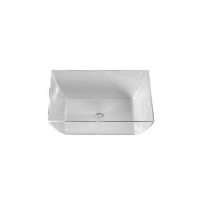 Fingerfood Clear Mini Plastic Square Serving Dish 1.5x5.8x5.8cm (Pack 50)