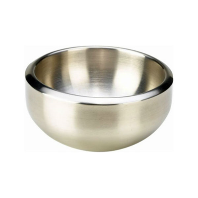 Double Walled Dual Angle Stainless Steel Bowl 16x7.2cm / 25.3oz