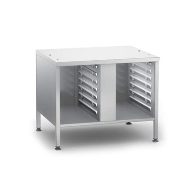 Rational UGIII Stand with 14 Rails Closed Sides, Top and Back for 61 & 101 Combi Ovens