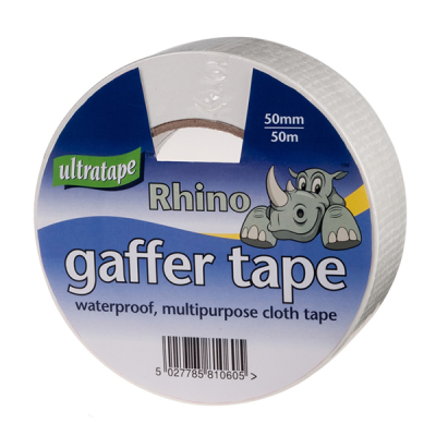 Rhino Gaffer / Cloth Tape White 50mmx50m