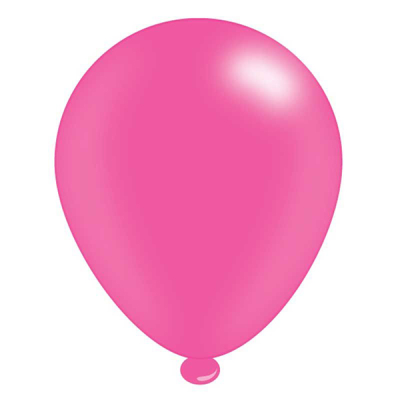 Latex Balloons Hot Pink (Pack 8)