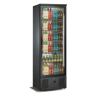 Blizzard BAR10 Single Door Upright Black Bottle Cooler 1800(h)x600(w) (324 Bottles)