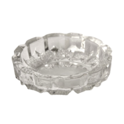 Deli Round Glass Ashtray - 10cm