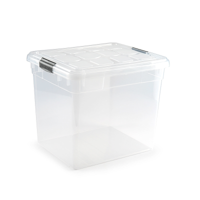 Plasticforte Multipurpose Storage Container with Clip Lid 35 Litres