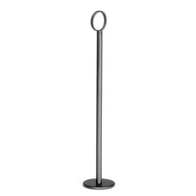 Black Number Stand with Flat Bottom 30cm