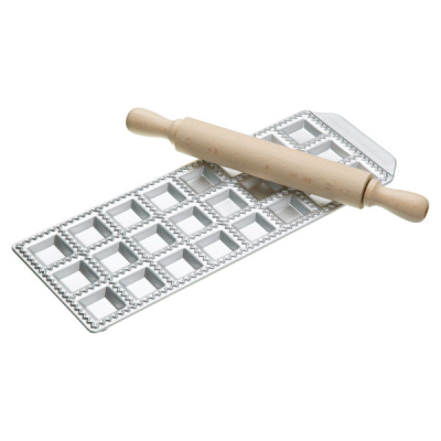 Imperia 24 Hole Ravioli Tray and Rolling Pin