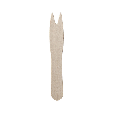 Disposable Wooden Chip Forks 85mm (Pack 1000)