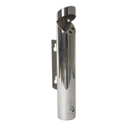 Cylinder Wall Mounted Outdoor Ashtray