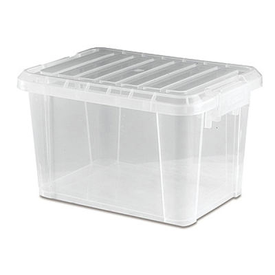 Araven Clear Food Storage Box with Lid 14 Litre 380 x 265 x 230(d)mm