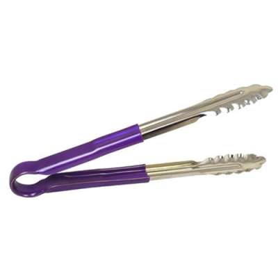 Colour Coded Steel Utility Tong Purple 12"