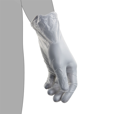 Powder Free Clear Vinyl Gloves Extra Large (Pack 100)