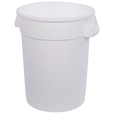 Bronco White Round Ingredient Bin Food Container 121 Litre