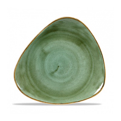 Churchil Stonecast Samphire Green Lotus Plate 10"