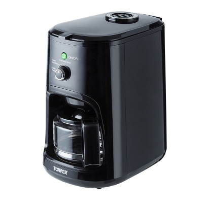 Tower Grind and Brew Coffee Maker (Bean to Cup), 900 W