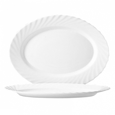 Luminarc Trianon White Oval Platter 35cm x 24cm