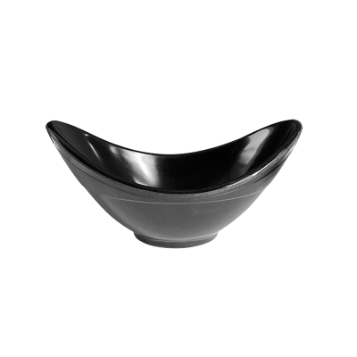 Melamine Elipse Bowl Black 27cm