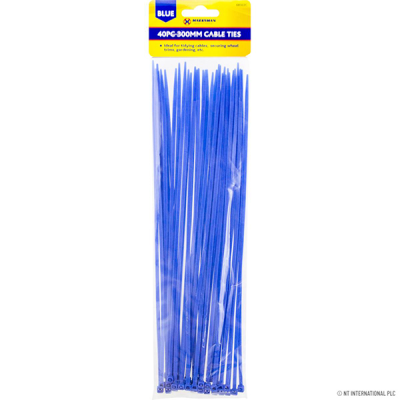 Marksman Blue Cable Ties 30cm (Pack 40)