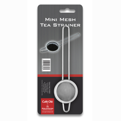 Caf Ol 18/10 Stainless Steel Mini Mesh Tea Strainer