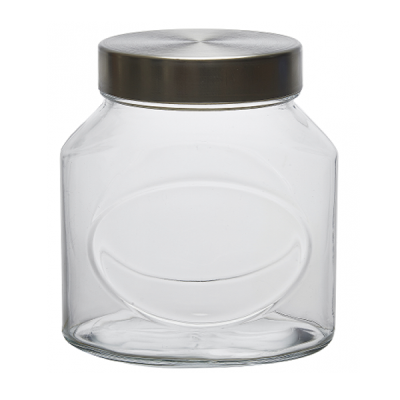 Elips Airtight Glass Jar With Metal Lid 1.5 Litre