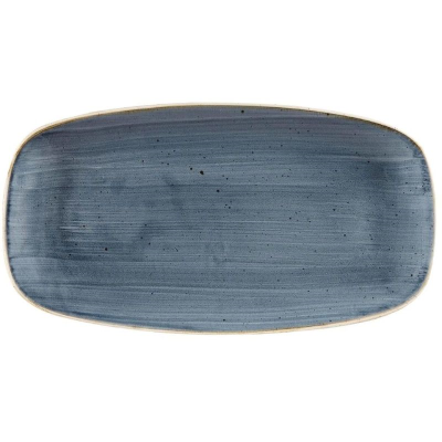 Churchill Stonecast Blueberry Chefs Oblong Plate 29.8x15.3cm (Pack 12)