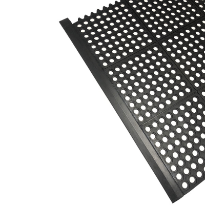 Slopped Edge Strip for Interlocking Rubber Floor Mat (Fits 117112)
