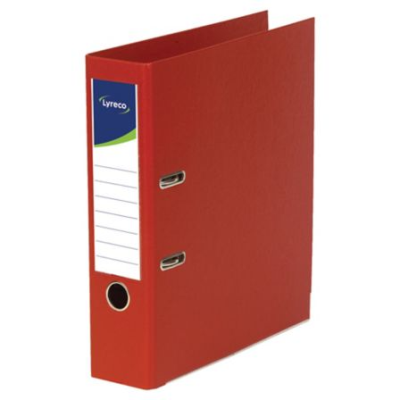 Lyreco PP Lever Arch File A4+ Red