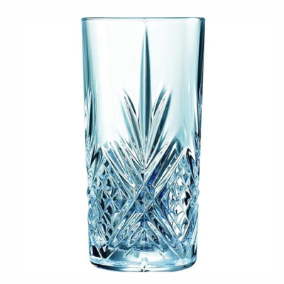 Arcoroc Broadway Crystal Cut Hiball Glass 10oz / 280ml