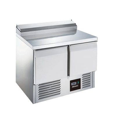 Blizzard BCC2EN 2 Door Compact Refrigerated Prep Counter (Holds 5 x 1/6GN)