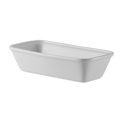 Churchil Counter Serve White Cookware Rectangle Baking Dish 5" (Pack 4)