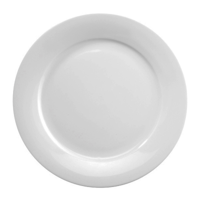 Art De Cuisine Menu Porcelain Mid Rim Plate 10.6" (Pack 6)