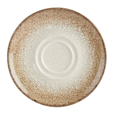Academy Fusion Scorched Double Well Saucer 16cm